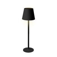 Lampe de table en mtal noir duo colore 150 lumens                              