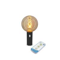 Lampe ampoule portable 400 lm Edy effet vintage rechargeable USB avec télécommande