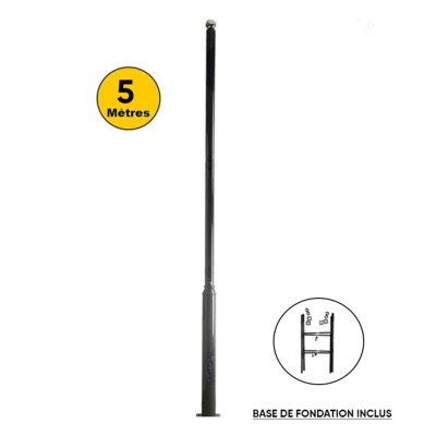 Mât de lampadaire 5m                                                            