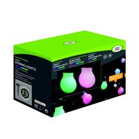 Guirlande solaire festive 20 ampoules led couleur changeante                    