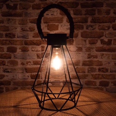 Lampe lanterne solaire ampoule led à filament Maxi Britt                        