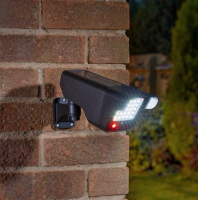 Projecteur solaire type caméra factice à détection de mouvement de 280 lumens   