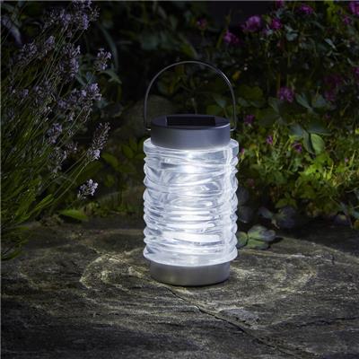 Lanterne solaire en verre Wave 10 lumens                                        