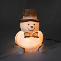 Bonhomme de neige solaire lumineux                                              