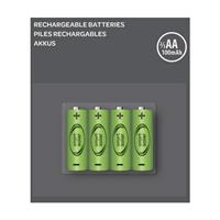 Pack 4 x batterie rechargeable 1,2 V NiMh 2/3 AA 200 mAh                        