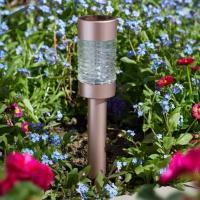 Balise solaire Martini couleur rose gold clairage blanc chaud 3 lumens         