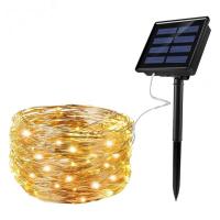 Guirlande solaire 200 mini-leds 8 modes                                         