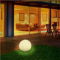 Lampe boule solaire couleur changeante ou fixe Stone 40 cm                      