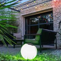 Sphere Solaire et secteur 50 LED multicolore                                    