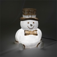 Bonhomme de neige solaire lumineux                                              