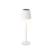Lampe de table en mtal blanc duo colore 150 lumens                             