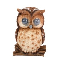 Hibou solaire aux yeux interactifs                                              