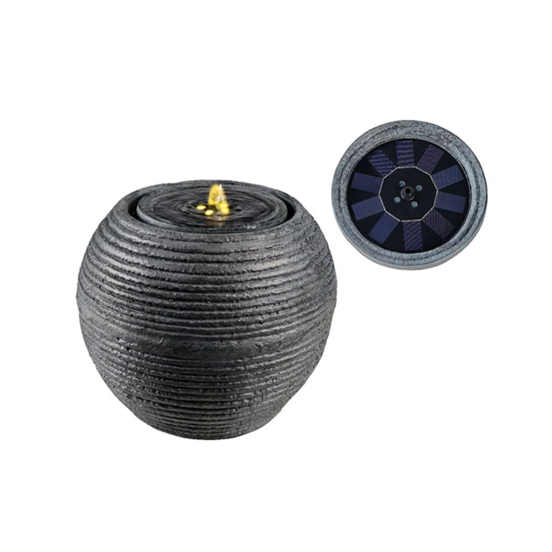 Fontaine solaire vase zen                                                       
