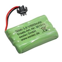 Pack batterie NiMh 3,6V / 600mAh                                                