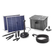 Kit pompe solaire bassin avec filtre Premium 3400L-100W Substitution            